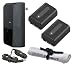 High Capacity Batteries (2 Units) Compatible with Sony DSC-HX200V + AC/DC Charger