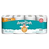 Angel Soft® Toilet Paper, 16 Mega Rolls = 64 Regular Rolls, 2-Ply Bath Tissue