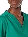 Amazon Essentials Women's Classic Fit V-Neck Short Sleeve Scrub Top (Available in Plus Size), Teal Blue, 3X