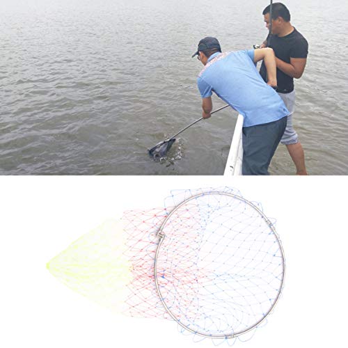 Clispeed 1 rede de pesca de aço inoxidável resistente a rasgos, rede de salvagem, acessórios de pesc