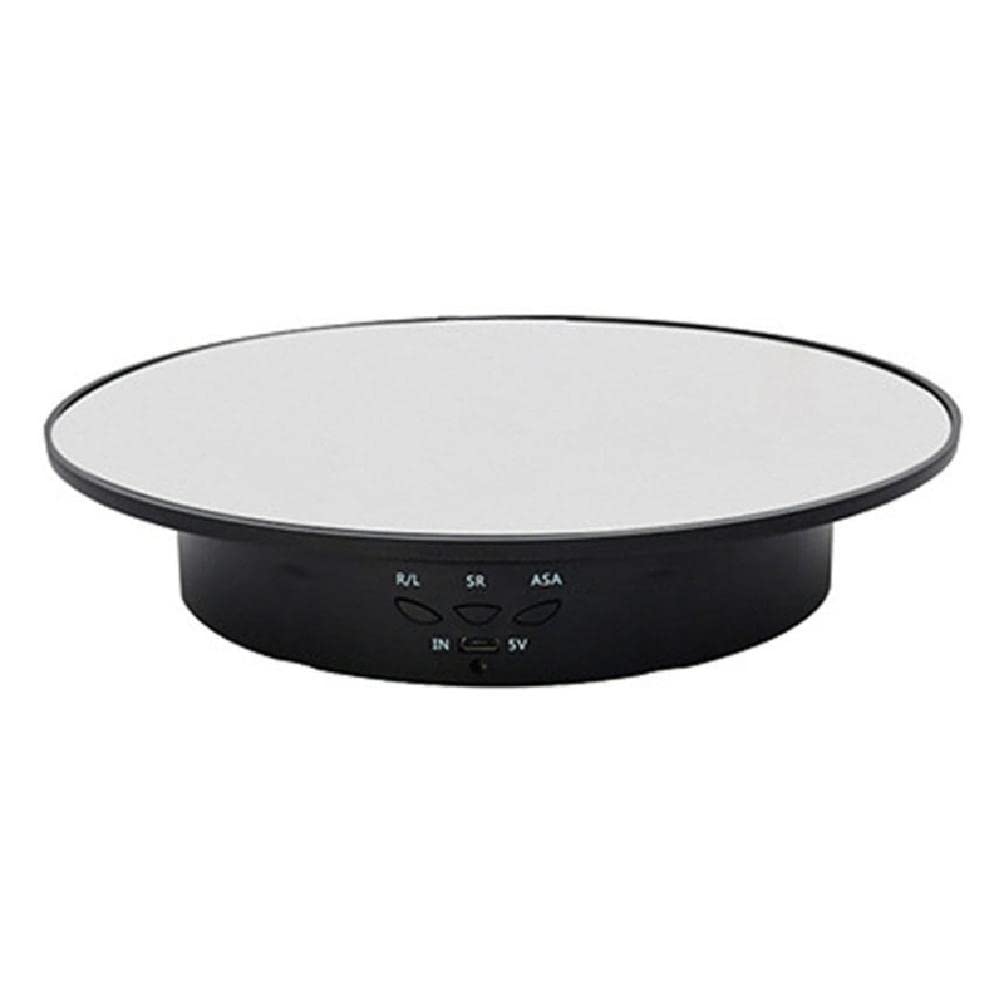 Présentoir rotatif électrique au design épuré pour grands gâteaux de cérémonie