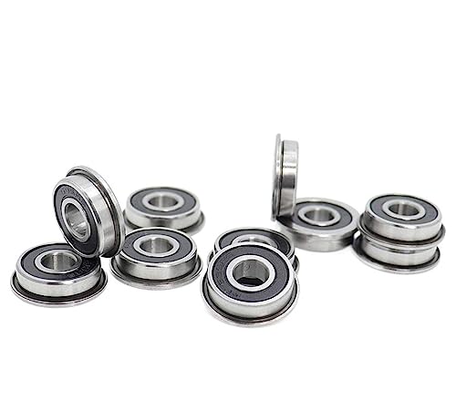 Roulement F695-2RS de haute précision bimetal shield 5x13x4mm flanged
