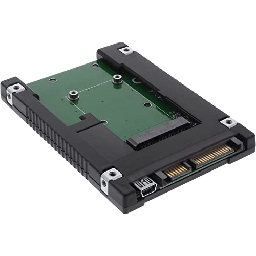 Adaptador mSATA a SATA 2.5 InLine 76620B de disco duro SSD