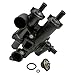 Thermostat Housing Assembly Compatible with Dodge Avenger 2008-2014 Journey 2009-2020 Chrysler 200 2011-2014 Sebring 2008-2010 Compass 2009-2017 Patriot 2013-2017 Replace 68003582AB 902-319