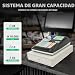 Imagen de Caja registradora electrónica KumuJ Venta al por menor Sistema POS Cajón Sólido De Con 48 Teclas 40W Pantalla Digital Equipado para el Comercio