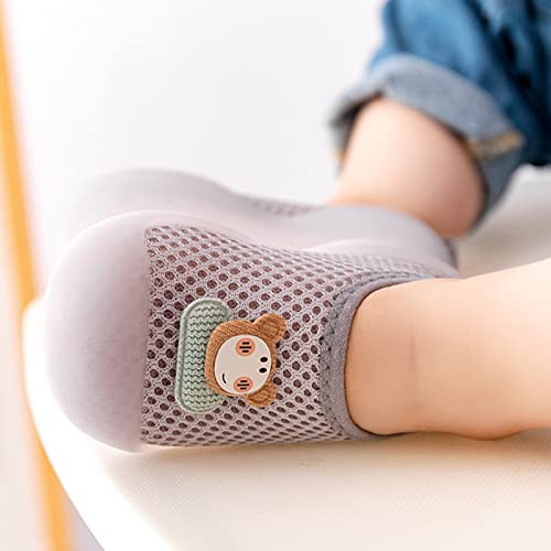 Sneakers for Boys Infant Boys Girls Animal Prints Cartoon Socks Shoes Toddler Breathable Mesh The Floor Socks Non Slip Shoes4