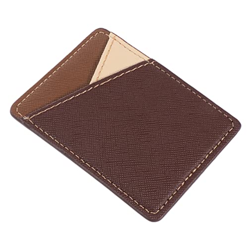 Housoutil 1pezzi Pu Per Smartphone Portacarte Adesivo Per Retro Telefono e Resistente Per e Banconote