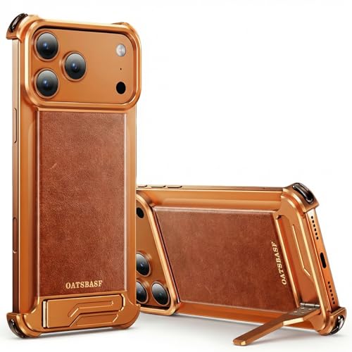 Coque iPhone 17 Pro Max orange idéale pour appels vidéo en mains libres