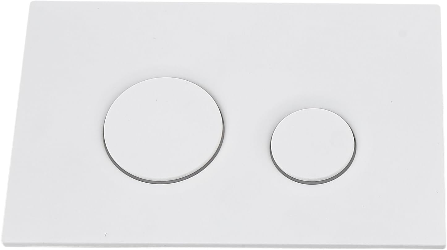 Wall Hung Toilet Tank with Dual Flush Plate,Compatible with TOTO YT930WH,Toilet Replacement Parts with Easy Installation,Toilet Flush Button with Water Saving,Durable Plastic Material,White