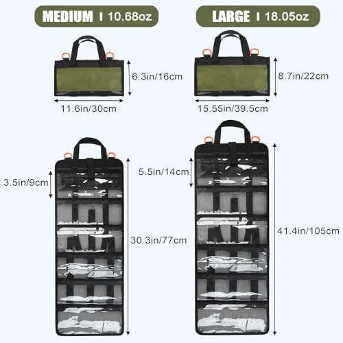 Bolsa Organizadora para Señuelos de Pesca OROOTL con 6 Bolsillos, Cubierta Protectora PVC, Duradera, para Pesca en Agua Salada y Dulce miniatura 5
