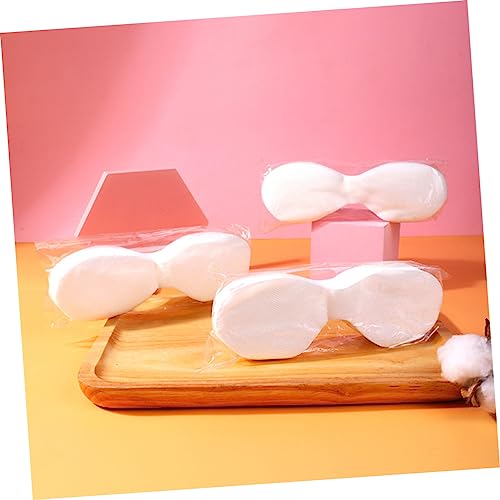 Ipetboom 100 Folhas De Malha De Algodão Máscara De Olho Papel Não Tecido DIY Papel De Compressa Úmid