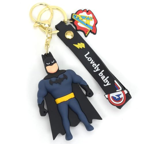 Image of Cute 3D Keychain | Keyring & Quirky Bag Charm | Hard Silicone, Unbreakable | Travel Essential | Kids Friendly | Strap & Bag Hook