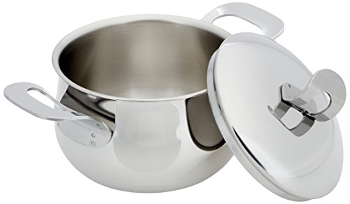 Excelsteel Made In Italy 2 Qt Stainless Stockpot W/Sandwiched Base #TOP1