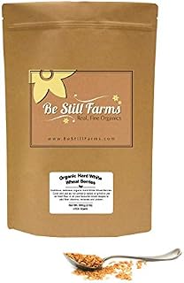 Be Still Farms Organic (5lb) Hard White Wheat Berries Ideal for White Wheat
