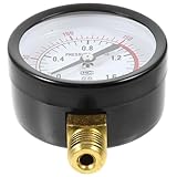 Manomètre de test de pression pour machine à pop-corn - adapté à une utilisation avec une machine à pop-corn, un d'air sans huile, une petite pompe à air et un d'air à connexion directe, outil de mesure de pression de d'air