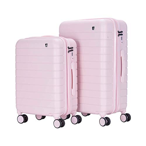 Image of Sherrpa Destiny Hardside Collection Polycarbonate Expandable Luggage Trolley with Spinner Wheels & TSA Approved Combination Lock - (Cabin Size - 20 inch)