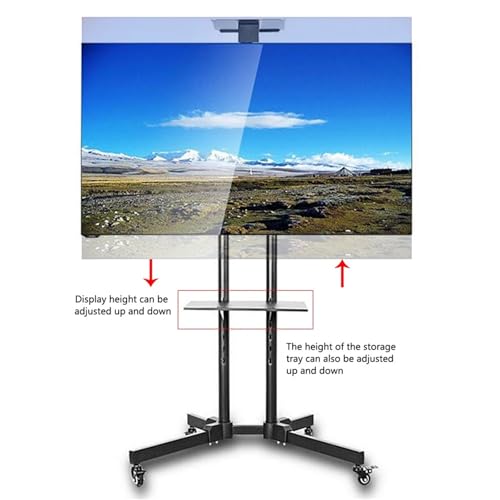 Soporte móvil para TV universal 32-65 pulgadas con ruedas miniatura 5