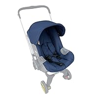 Vista 12 de Kits de cambio de cojín de asiento, ropa, sombrilla, toldo para cochecito compatible con asiento de automóvil y cochecito Doona (color panda)