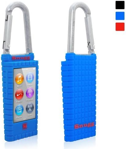 iPod Nano 7G (Blue), SnuggTM - Carabiner Case made of Silicone