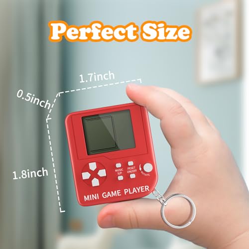 DJMUMU 18PCS Video Game Keychain 6 Colors Gamer Kids Party Favors Bulk Party Supplies for Kids Classroom Prizes - Image 5