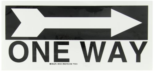 Panneau directionnel One Way Brady pour organiser la circulation
