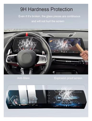Écran tactile rayé ? Protection verre trempé BMW X1 iX1 - 3