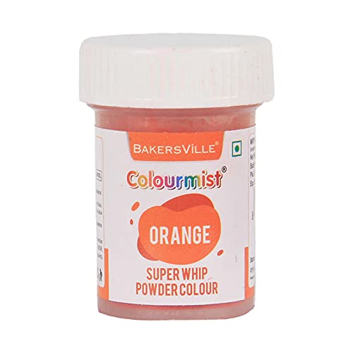Colourmist Super Whip Edible Powder Colour, (Orange), 5g | Powder Colour For Cream/Icing/Fondant/Frosting/Dessert/Baking | (B09GP7TL2R) Amazon Price History, Amazon Price Tracker