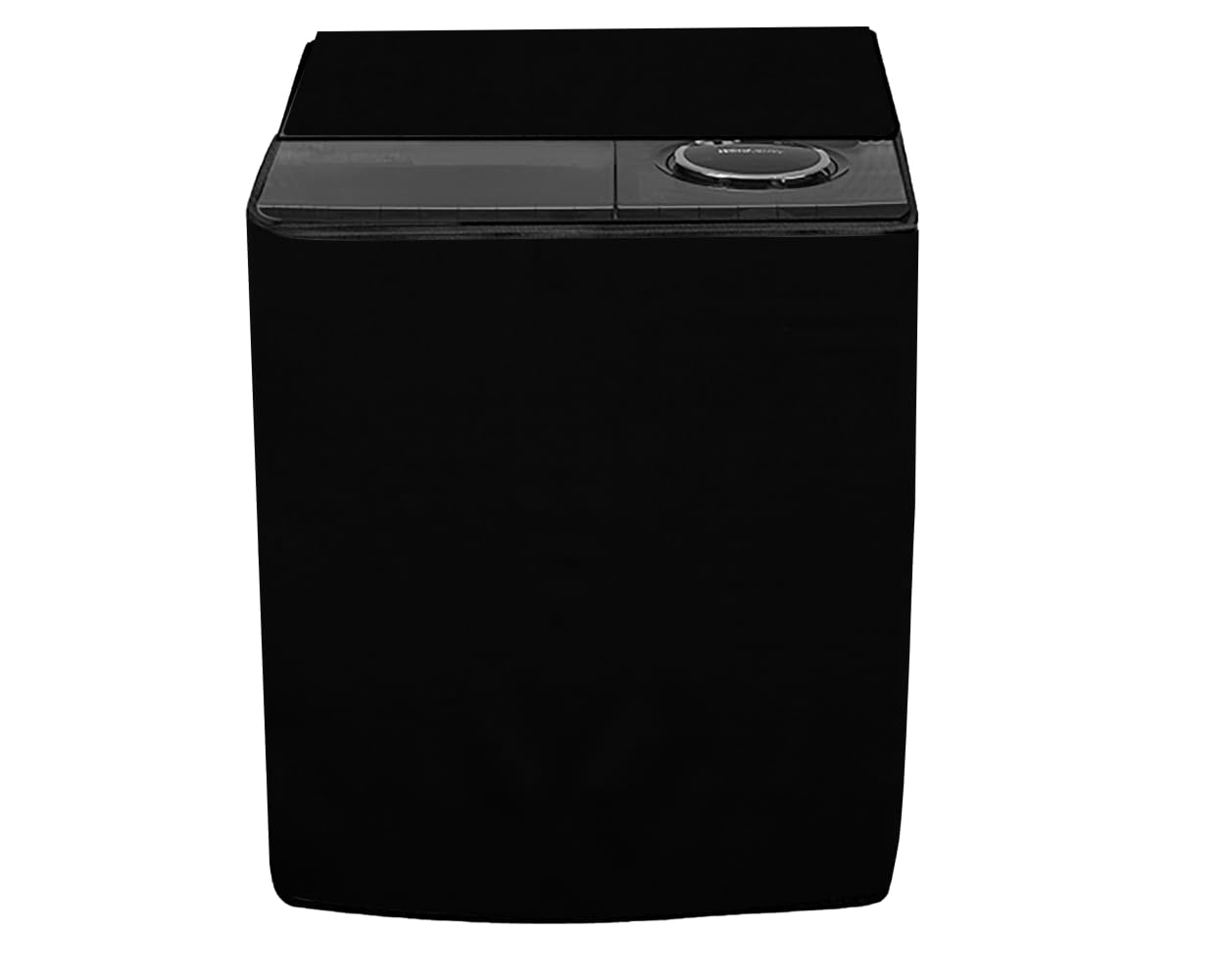 Stylista Washing Machine Cover Compatible for Whirlpool 8.5 kg Ace Turbodry 8.5 semi Automatic Black-image-0