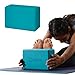 Gaiam Yoga Block - Supportive Latex-Free EVA Foam Soft Non-Slip Surface for Yoga, Pilates, Meditation, Vivid Blue