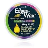 Nobless NOBLESSE PREMIUM Edge Wax Styling Edge Tamer 2 Day EXTRA EXTREME HOLD Blended with Black Cas