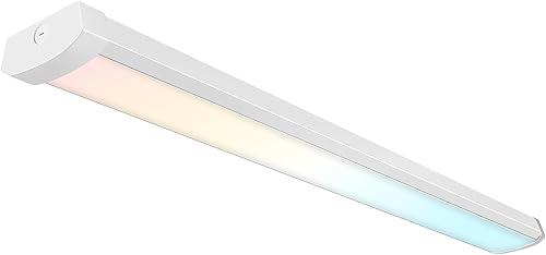 Miniatura 8 de hykolity Luz envolvente LED de 4 pies con 3 vatios3 lúmenes3 CCT seleccionables, 55 W65 W75 W, 5500 lm6500 lm7500 lm, 3000 K4000 K5000 K 4 pies,