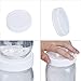 2 Dozen Regular Mouth Lids Mason Jar Lids Plastic Storage Caps for Mason Canning Jars and More, Standard, Dia 70mm, White