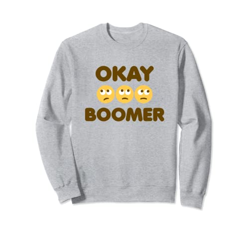 Ok Boomer Divertido Millennial Gen Z Meme Retro Sudadera