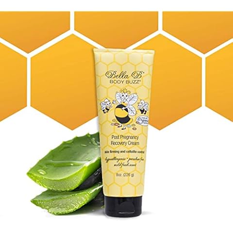 BELLA B Body Buzz Cream - Cellulite Cream - Skin Firming Cream For Pregnancy - Deep Moisturizing Body Cream - Belly Butter For Pregnancy, Cellulite and Firming Cream, 8 Ounce Cover