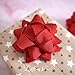 LiBongTa 4.5 Inch Red Bow for Gift Grosgrain Ribbon Present Bow, Christmas Bow for Gift Wrapping, Decorative Bow, Self Adhesive Bows, Gift Bow Assortment, Pack of 8