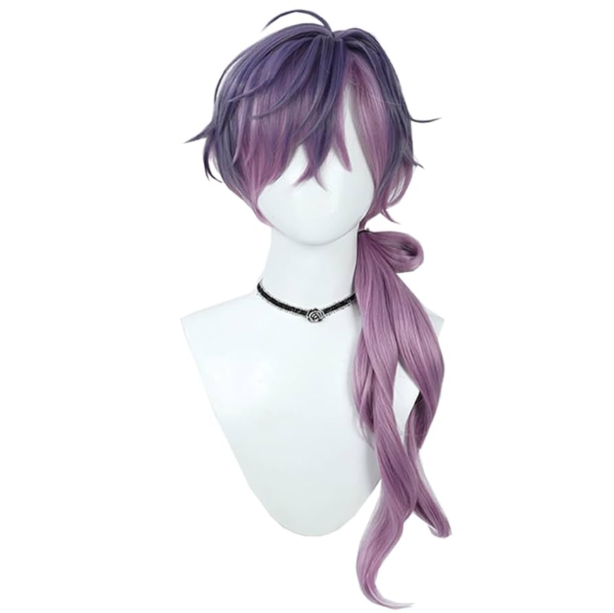Amazon.co.jp: LAOBAO コスプレ ウィッグ 浮奇・ヴィオレタ Uki