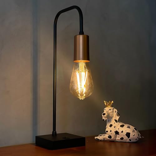 Luminária de Mesa Abajur Curvado Vintage Retrô Alumínio E27 Bivolt
