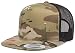 Flexfit Men's one_Size Trucker Cap, Black, Alpha