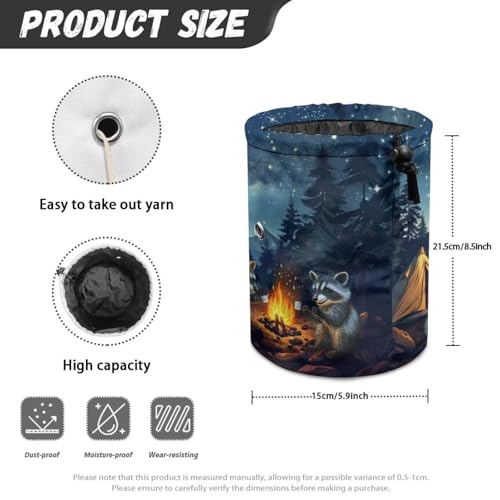 Image of Sellikakes Raccoon Space Small Yarn Holder Knitting Crochet Bag Organizer Store Crocheting Project Accessories Sewing Supplies Skein Ball