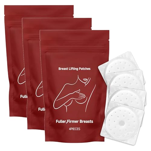 New Breast Skincare Patches for Firmer-Looking Skin Chest Firming & Hydration Patch Breast Enhancer Patch for Women (3 Bags 6 Week Supply)
