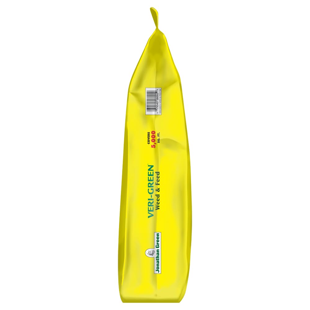 Jonathan Green (16002) Veri-Green Weed and Feed Lawn Fertilizer - 21-0-3 Grass Fertilizer & Weed Killer (5,000 Sq. Ft.)