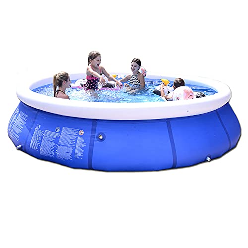 Portable Inflatable Above Ground Swimming Pool, Kids Adults Family Outdoor Backyard Garden Easy Set Blow Up Pools (10ft x 30in) Portable Inflatable Above Ground Swimming Pool, Kids Adults Family Outdoor Backyard Garden Easy Set Blow Up Pools (10ft x 30in)