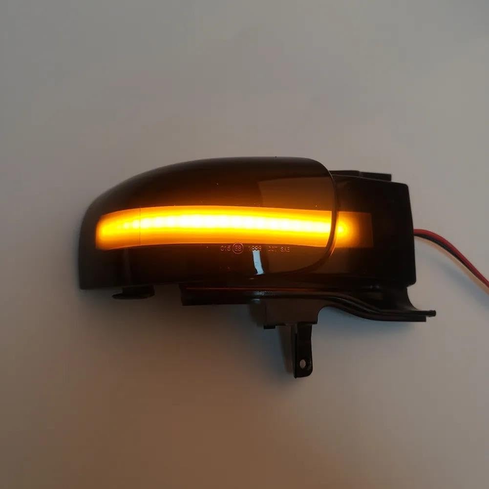 Indicadora Espejo Retrovisor 1 Par Luces LED Intermitente Coche Lámpara Indicadora Dinámica Espejo Retrovisor para VW para Touran 2003-2009 Luces Giro Intermitente