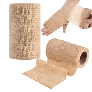 Instant Cooling Ice Tape Self-Sticking Compression Wrap for Muscles Joints Reusable Pain Relief for Athletes Bandage Sprain Strain Recovery Support No Refrigeration Needed Skin Color