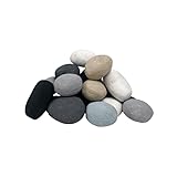 Piedras Decorativas de Fibra cerámica para Chimenea de etanol, 24 Unidades (Mixto)