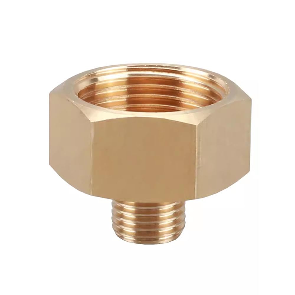 M14 M16 M20 M22 M24 M27 1/4" 1/2" 3/4" Adaptador de conexión de tubería de latón con rosca hembra a macho BSP