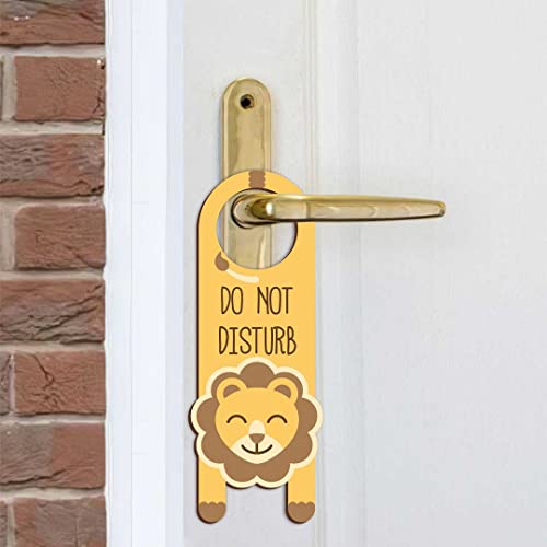 Image of CVANU Do Not Disturb Wooden Door Sign Hanger Size(24cm x 8.5cm) cv74