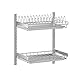 Estante de almacenamiento de cocina Estante para Platos De Pared | Escurridor De Acero Inoxidable 304 2 Capas / 3 Capas Opcional
