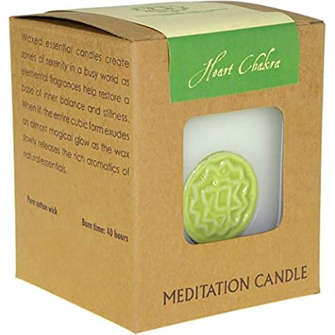 Heart Chakra Scented Soy Wax Candle Gift Boxed Cover