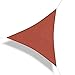 Produktbild Corasol 160030 Premium Sonnensegel, 5 x 5 x 5 m, Dreieck, Wind- & wasserdurchlässig, rot